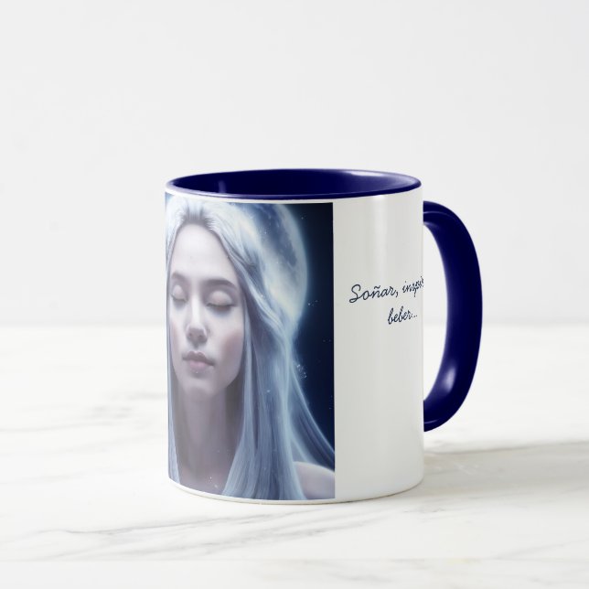 Beber, inspirar, SOÑAR Tasse (VorderseiteRechts)