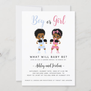 Bébés en boîte noire Genre Reveillez Invitation