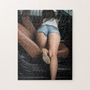 Bébés et voitures chauds simples de puzzle de 25