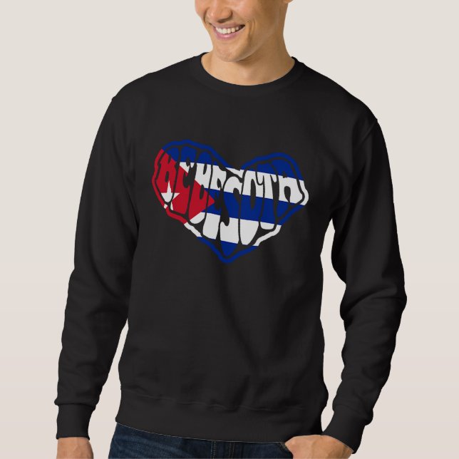 Bebesota Cuban Flag Reggaetón No Eres Bebecita Ere Sweatshirt (Vorderseite)