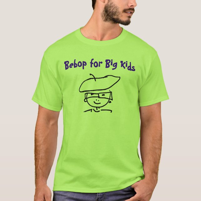Bebop für große Kinder T-Shirt (Vorderseite)