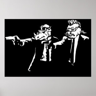 Bebop Rocksteady Thug Life Pficup Poster