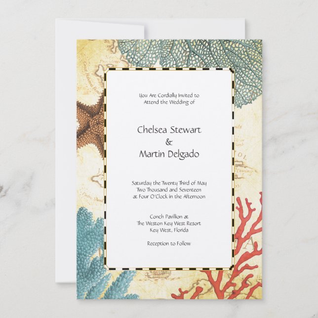 Bécasseau des Caraïbes marine Carte Rustique et Co (Devant)