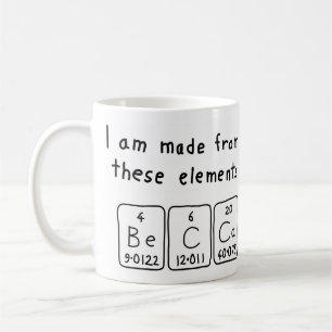 Becca Periodenname Tasse