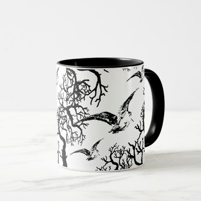 Beccacce maliarde in volo tasse (VorderseiteRechts)