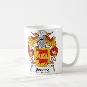 Becerra Familienwappen Kaffeetasse