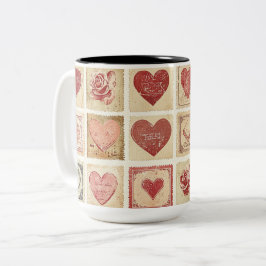 Becher 2 Farben Personalized Valentine Coffee Mug Zweifarbige Tasse