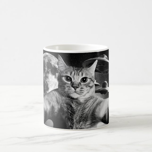 Becher Cat Space Kaffeetasse (Mittel)