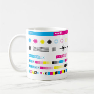 Becher CMYK Color Guides Kaffeetasse