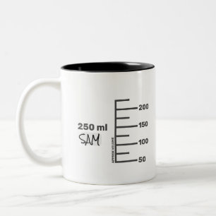 Bécher de laboratoire scientifique Mug blanc pers
