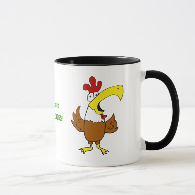 Becher-flippiges Huhn Tasse (Rechts)
