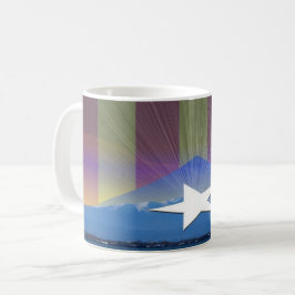 Becher häuft independistische katalanische Fahne Kaffeetasse