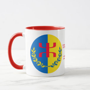 Becher häuft kabylische Fahne Tasse