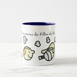 Becher Haupte und Züge des Sohns des Freud Zweifarbige Tasse