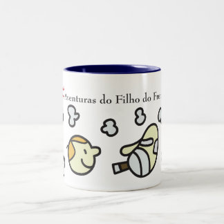 Becher Haupte und Züge des Sohns des Freud Zweifarbige Tasse
