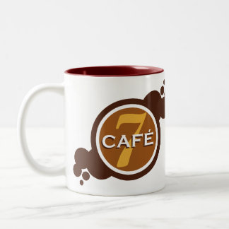 Becher Kaffee 7 Zweifarbige Tasse
