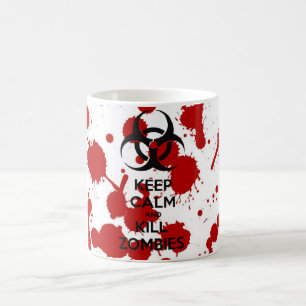 Becher Keep Calm And Kill Zombies Kaffeetasse