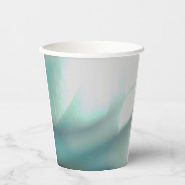Becher mit grünem Druck (Vorderseite)