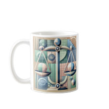 Becher, mug, Zeichen des Zodiac "Waage"