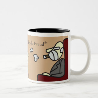 Becher Ödipuskomplex Sohn des Freud Zweifarbige Tasse
