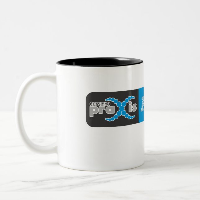 Becher Offiziellen Praxis Absegnet Zweifarbige Tasse (Links)