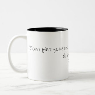Becher Phrase von Freud Zweifarbige Tasse