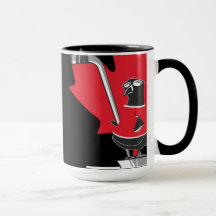 Becher Pinguine Hockey Kanada N&B