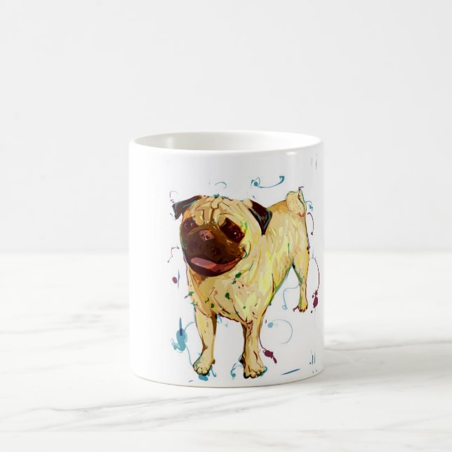 Becher pug kaffeetasse (Mittel)