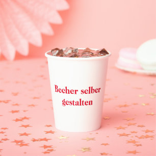 Becher selber gestalten