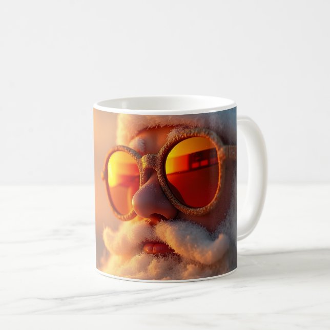 Becher Weihnachtsmann - Enjoy the little things Kaffeetasse (VorderseiteRechts)
