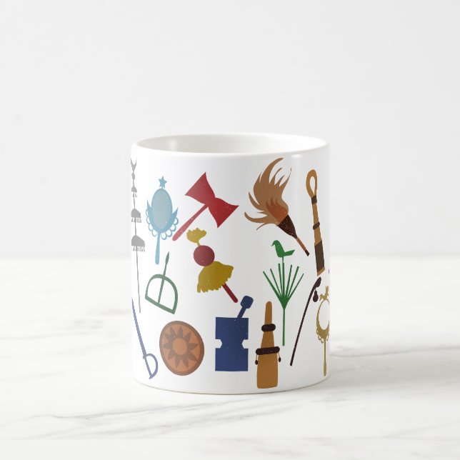 Becher Werkzeuge der Orixás Kaffeetasse (Mittel)
