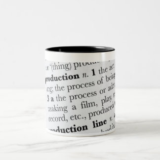 Becher Wörterbuch Zweifarbige Tasse