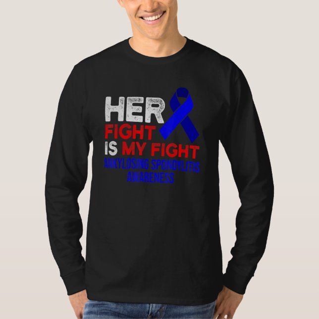 Bechterew Krieg gegen die Ankylosierende Spondylit T-Shirt (Vorderseite)