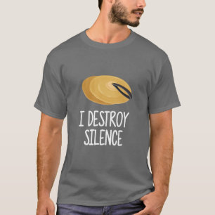 Becken ich zerstöre Stille Marschkapelle Becken vi T-Shirt