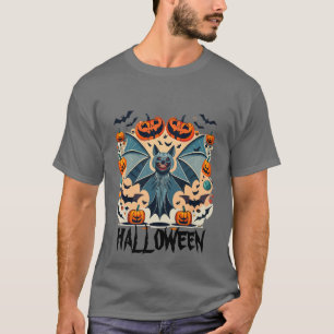 Becken mit offenen Flügeln, lustiges Halbzeug T-Shirt