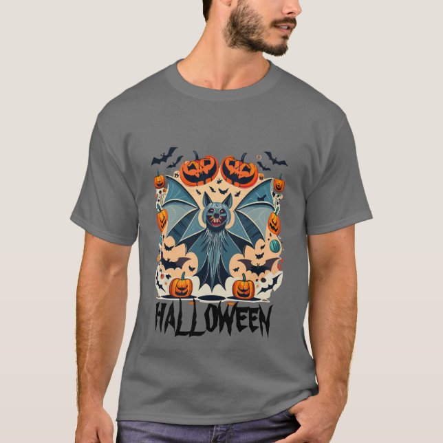 Becken mit offenen Flügeln, lustiges Halbzeug T-Shirt (Vorderseite)