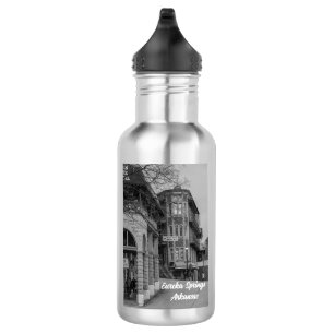 Becken Park und Flatiron Flats Graustufen Wasserbo Edelstahlflasche