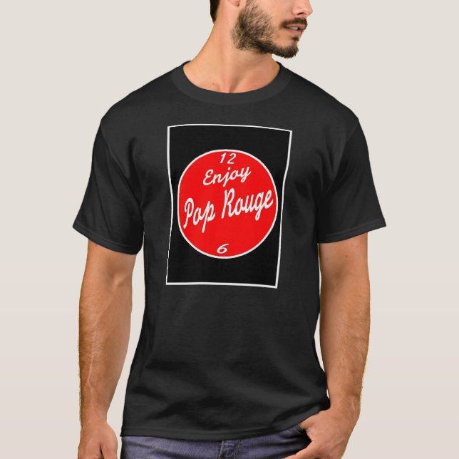 Becken St Soda Co Genießen Pop Rouge T-Shirt (Vorderseite)