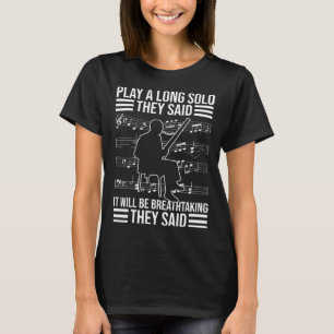 Becken- und Holzblasinstrument T-Shirt