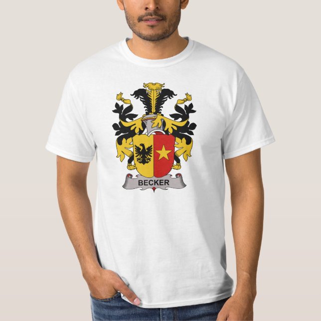 Becker-Familienwappen T-Shirt (Vorderseite)