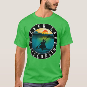 Becker Lake Wisconsin Kayaking T-Shirt