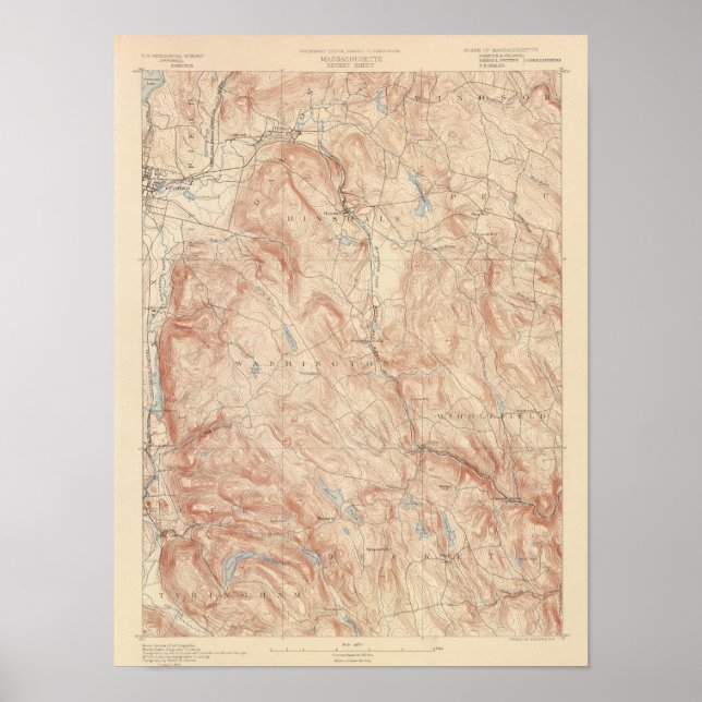 Becket, Massachusetts Poster (Vorne)