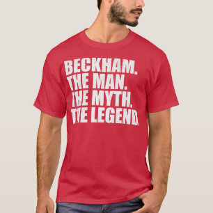 Beckham Beckham Name Beckham Vorname T-Shirt