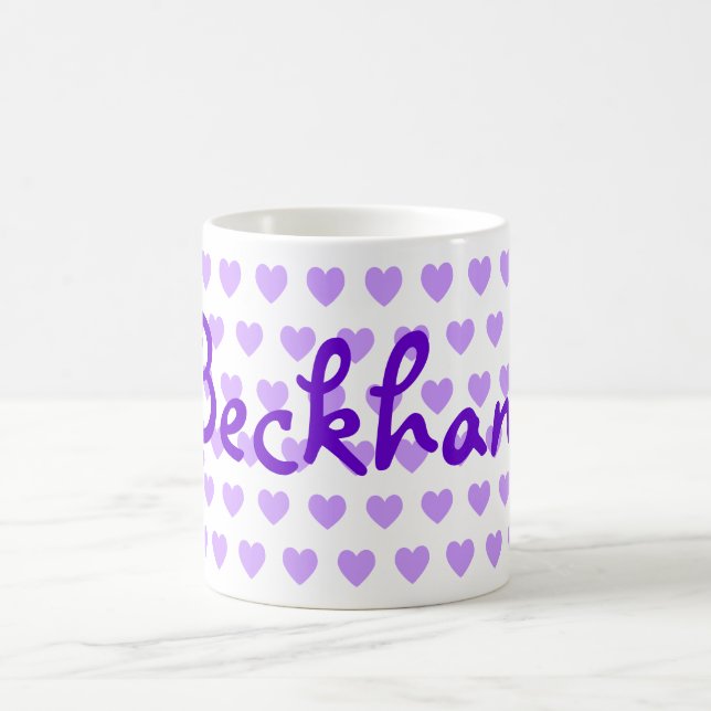 Beckham in Lila Kaffeetasse (Mittel)