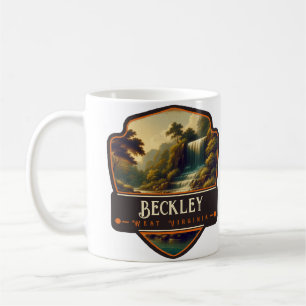 Beckley, West Virginia Antik Kaffeetasse