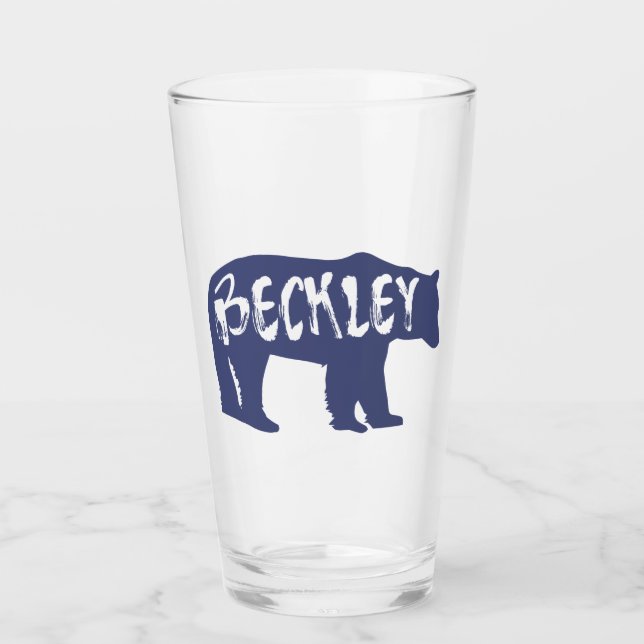 Beckley West Virginia Bear Glas (Vorderseite)