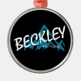 Beckley West Virginia Berge Ornament Aus Metall