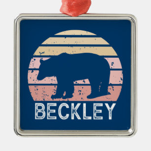Beckley West Virginia Retro Bär Ornament Aus Metall