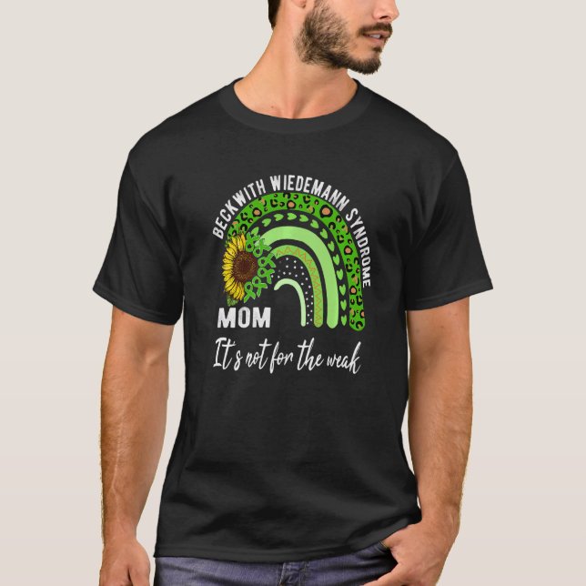 Beckwith Wiedemann Syndrom Rainbow & Sunflower Aw T-Shirt (Vorderseite)