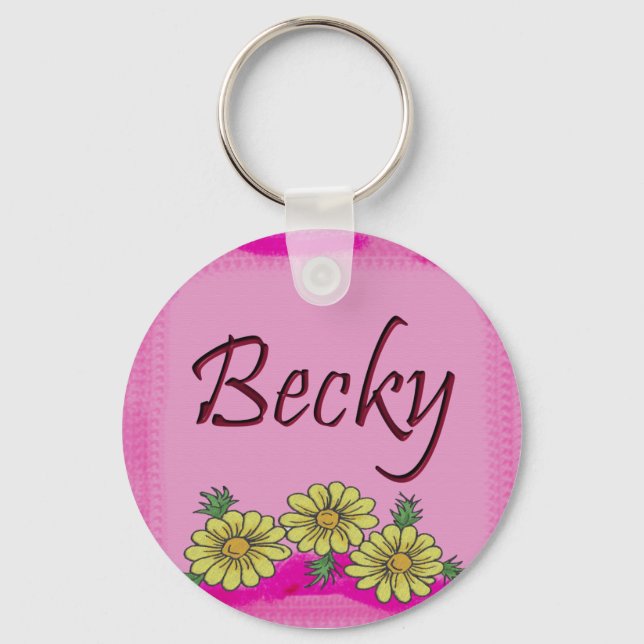 Becky Daisy Schlüsselanhänger (Vorderseite)